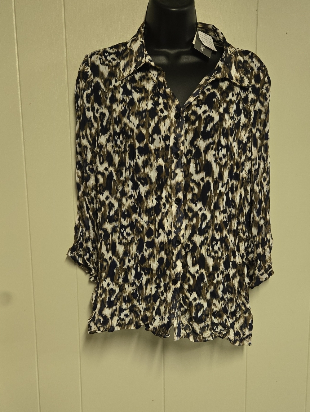 Christopher & Banks Petite Sheer Blouse